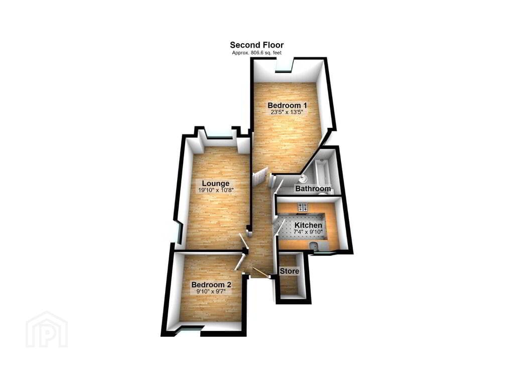 46 The Luna Building (Penthouse), 1 Redwood Court, Dunmurray, Belfast, BT17 9FP, £1,000/mo